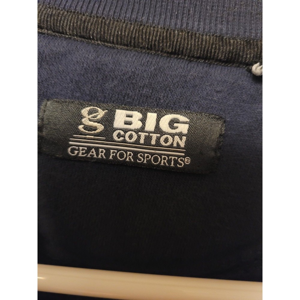 Big Cotton Michigan Navy Blue Sweatshirt  Unisex Size Large